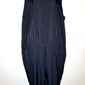 Lauren Ralph Lauren plus size drawstring waist black jumpsuit size 22W.